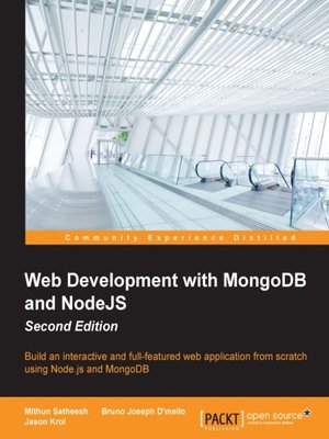 cover image of Web Development with MongoDB and NodeJS